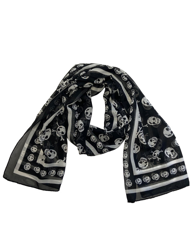 Pamela Mann Scarf | Skull and Crossbones