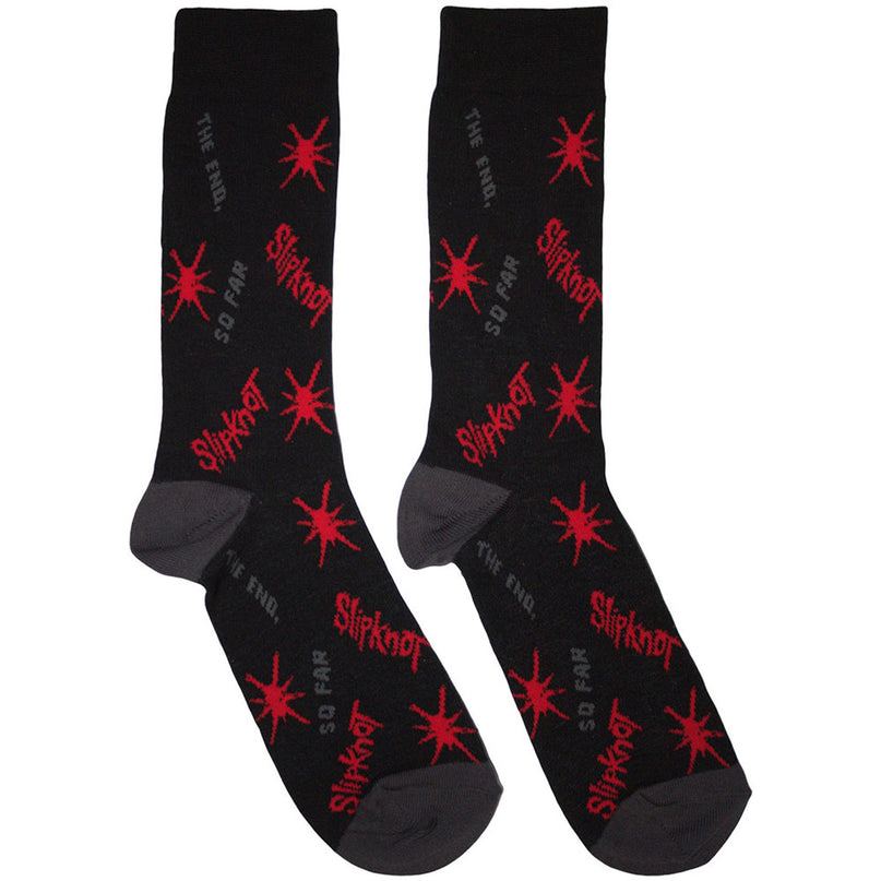 Slipknot Socks | All Over Print Splat The End, So Far