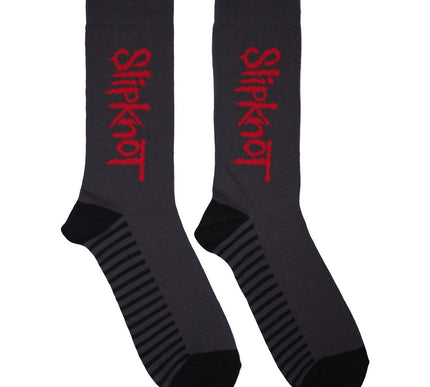 Slipknot Socks | Logo Vertical Grey
