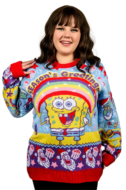 Spongebob Squarepants Christmas Jumper | Seasons Greetings