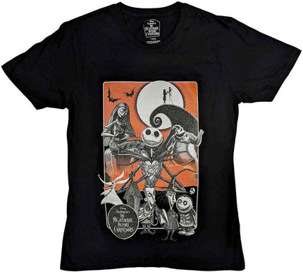 The Nightmare Before Christmas T-Shirt | Embellished Orange Moon