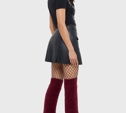 Killstar Velvet Frame Skirt