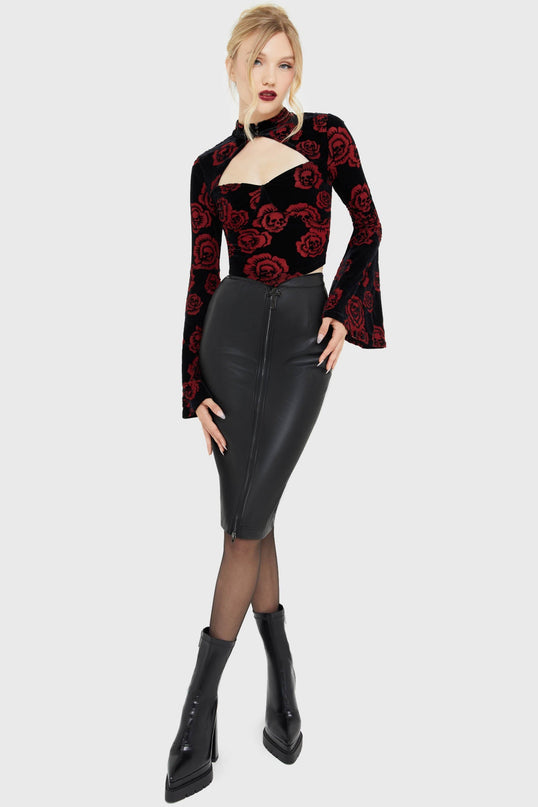 Killstar Wicked Wisteria Skirt