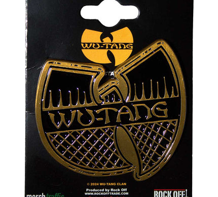 Wu-Tang Clan Black & Gold Logo Pin Badge