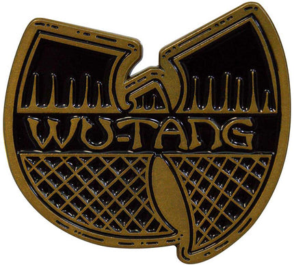 Wu-Tang Clan Black & Gold Logo Pin Badge