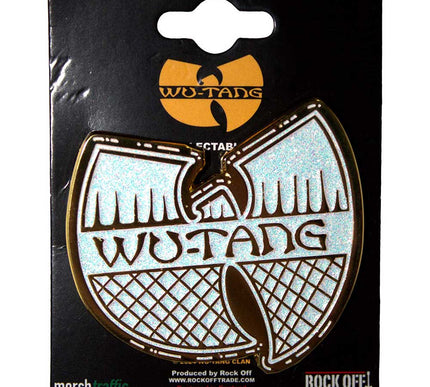 Wu-Tang Clan White & Gold Logo Pin Badge