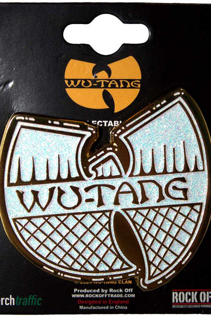 Wu-Tang Clan White & Gold Logo Pin Badge