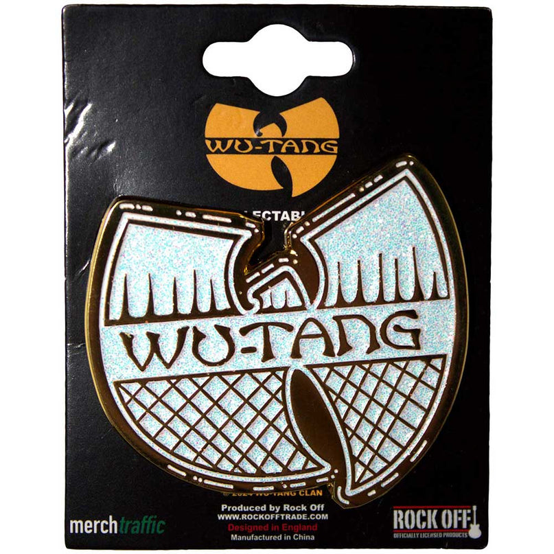Wu-Tang Clan White & Gold Logo Pin Badge