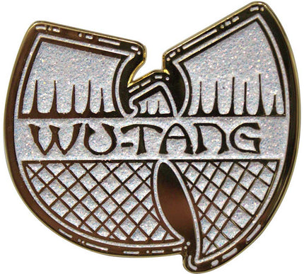 Wu-Tang Clan White & Gold Logo Pin Badge