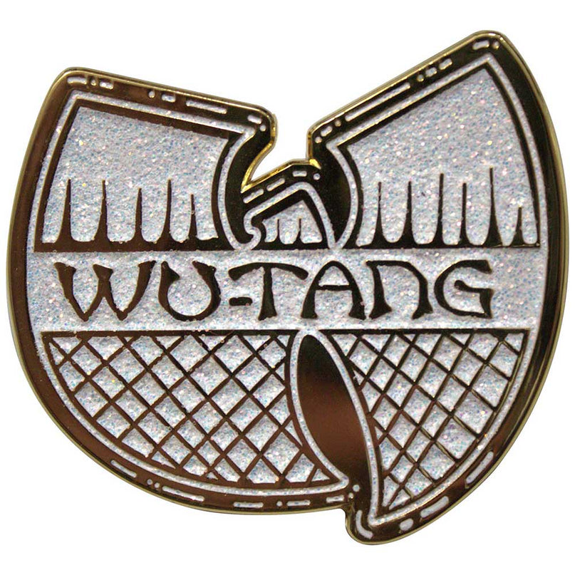 Wu-Tang Clan White & Gold Logo Pin Badge