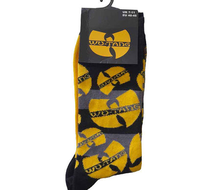 Wu-Tang Clan Socks | Logos Yellow