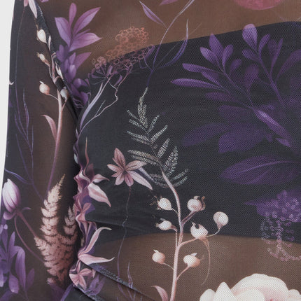 Killstar Wrenwell Top | Black / Purple