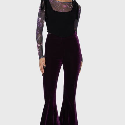 Killstar Wrenwell Top | Black / Purple