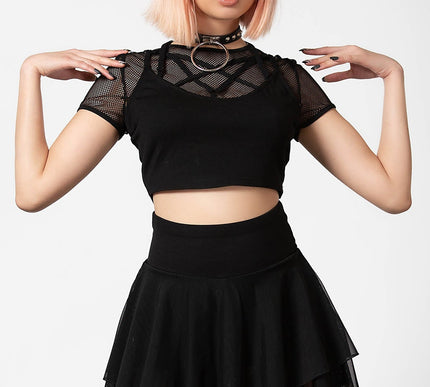 Killstar Yasumi Mesh Skirt