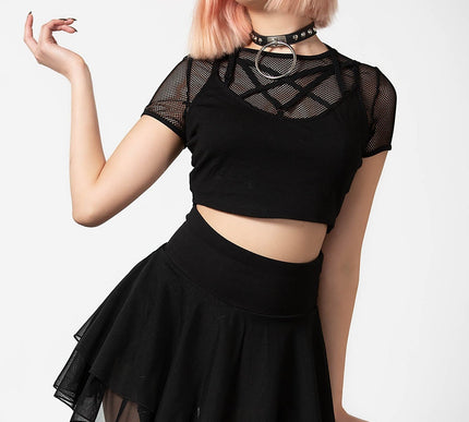 Killstar Yasumi Mesh Skirt