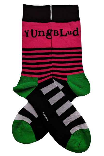 Yungblud Socks | Logo & Stripes