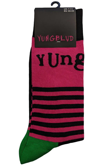 Yungblud Socks | Logo & Stripes
