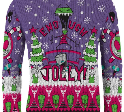 Invader Zim Christmas Jumper | More Power For Santa