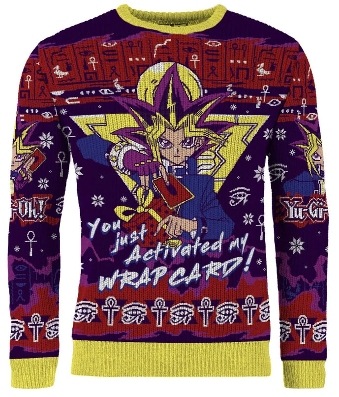Yu-Gi-Oh Christmas Jumper: You Just Activated My Wrap Card