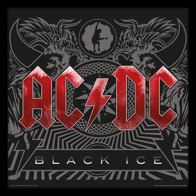 AC/DC Framed Print | BLACK ICE