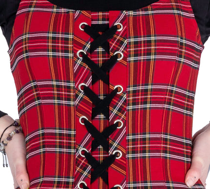 Chemical Black Agatha 2 Piece Dress Set | Red Check
