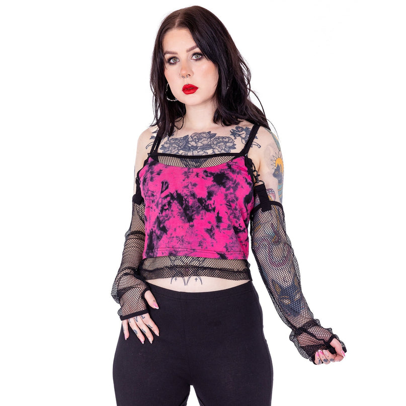 Heartless Aida Top | Pink / Black