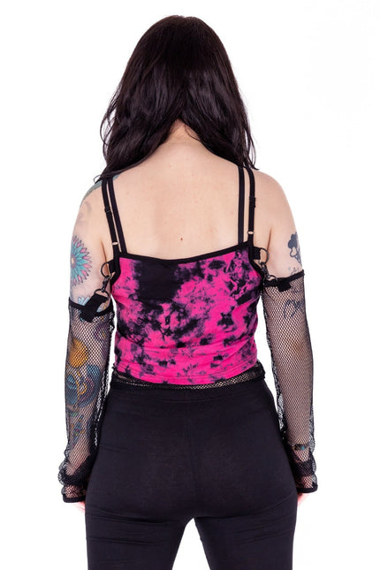 Heartless Aida Top | Pink / Black