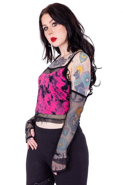 Heartless Aida Top | Pink / Black