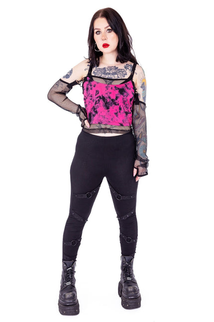 Heartless Aida Top | Pink / Black