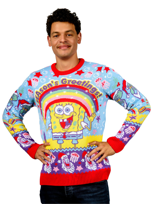 Spongebob Squarepants Christmas Jumper | Seasons Greetings