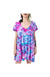 Chemical Black Ambrosia Dress | Pastel Tie Dye