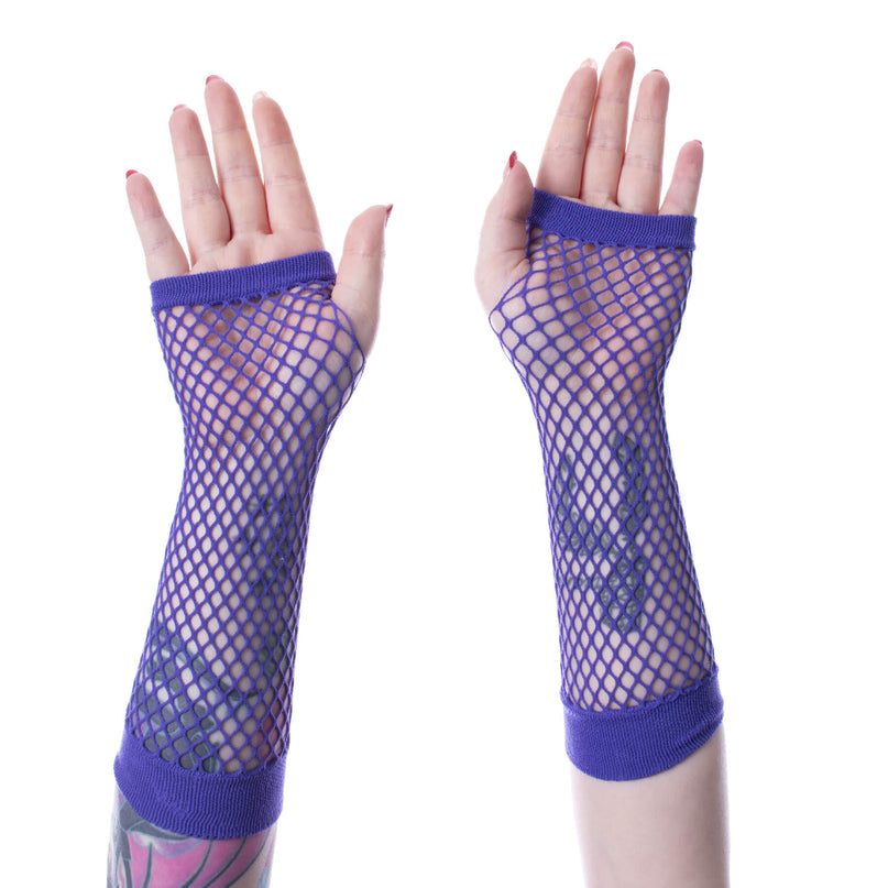 Poizen Industries Andar Mesh Gloves | Purple