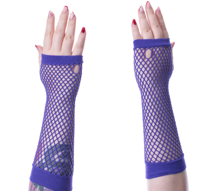 Poizen Industries Andar Mesh Gloves | Purple