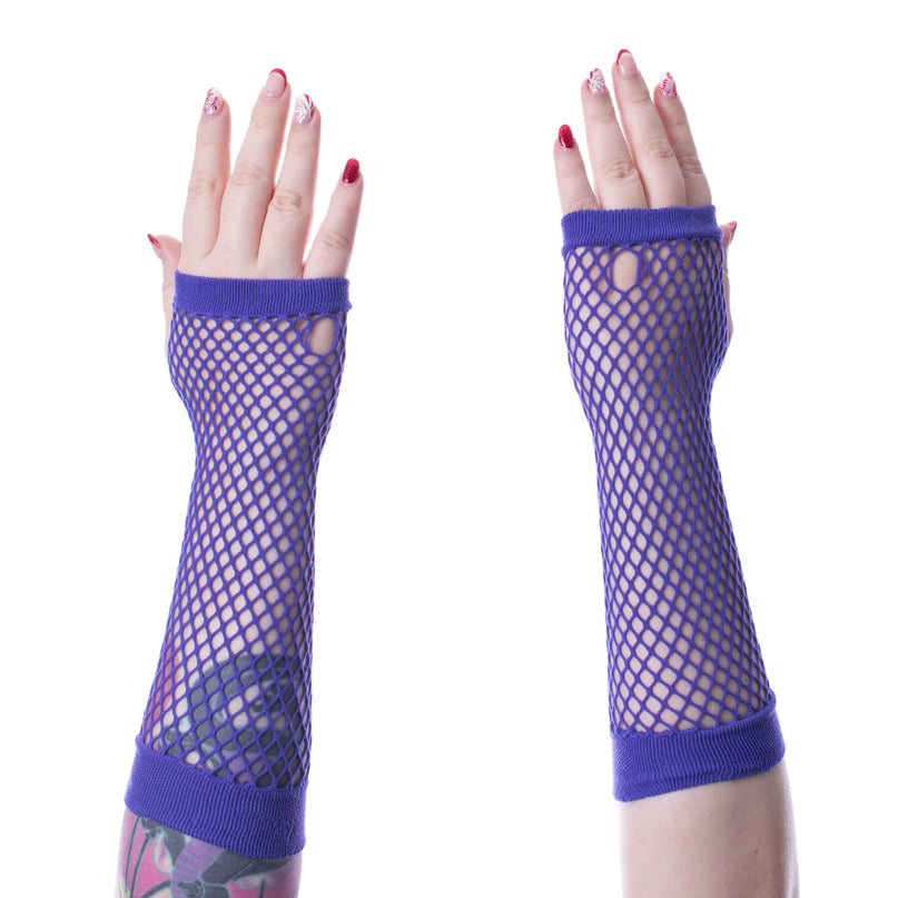 Poizen Industries Andar Mesh Gloves | Purple