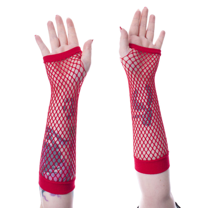 Poizen Industries Andar Mesh Gloves | Red