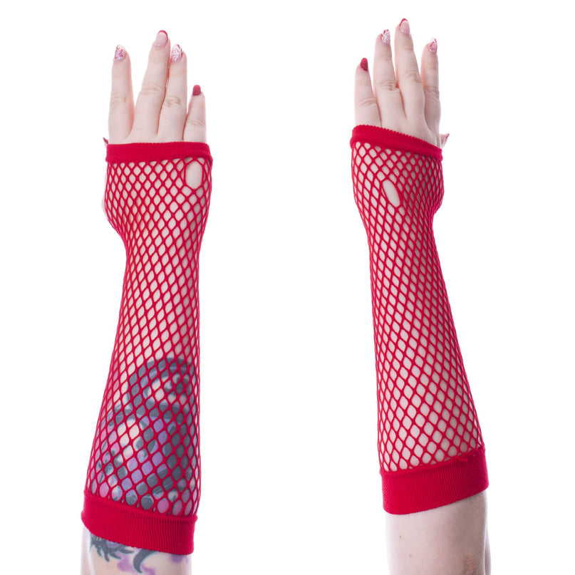 Poizen Industries Andar Mesh Gloves | Red