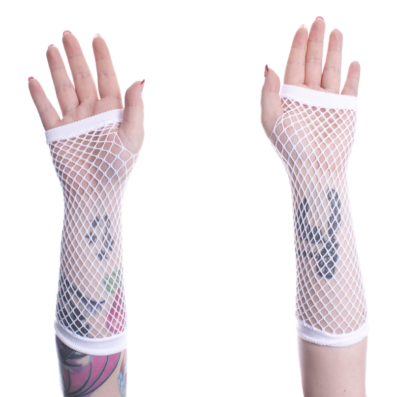 Poizen Industries Andar Mesh Gloves | White