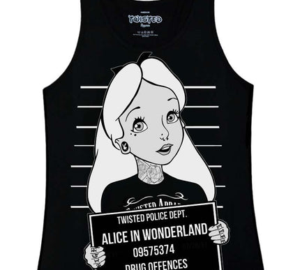 Twisted Apparel Alice Mugshot Vest
