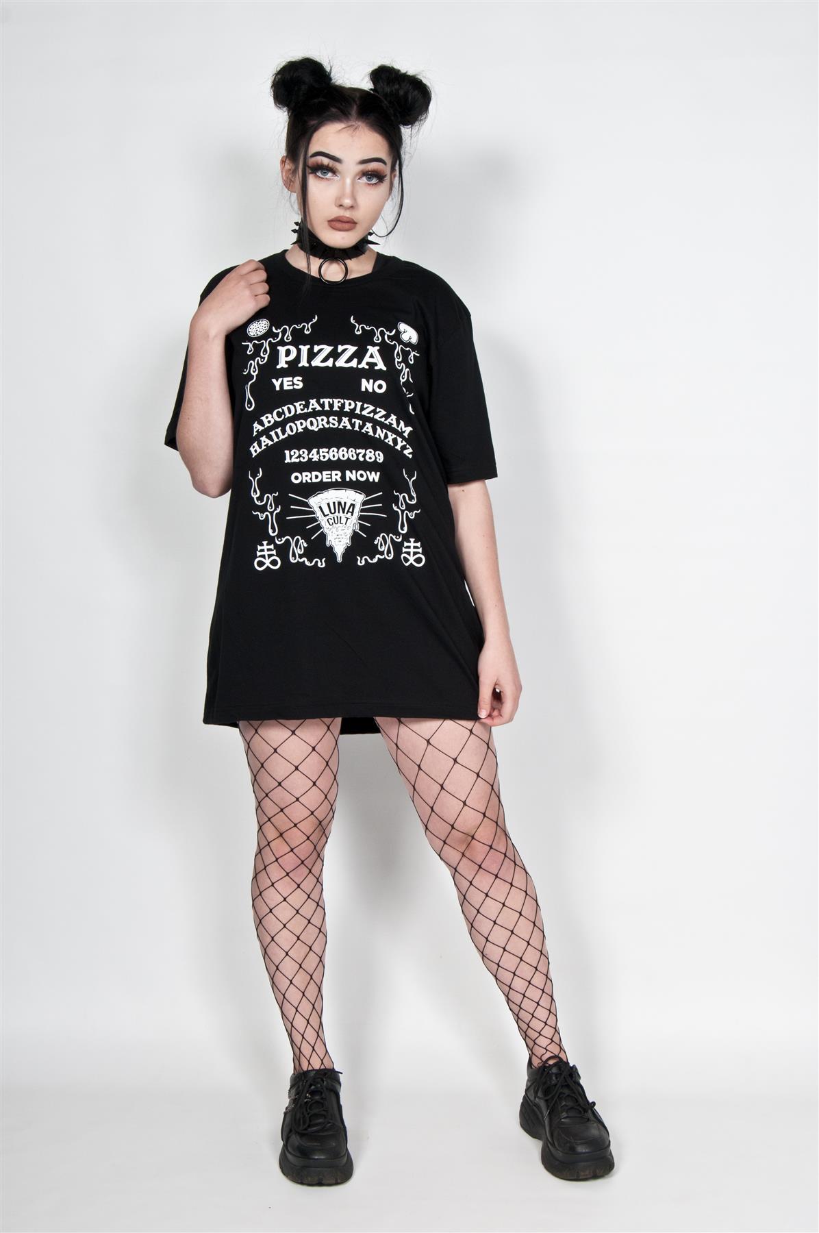 Twisted Apparel Pizza Ouija Board T-Shirt