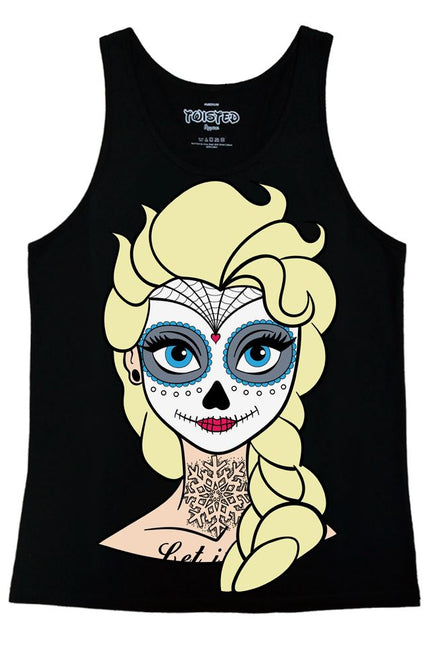 Twisted Apparel Elsa Day Of The Dead Vest
