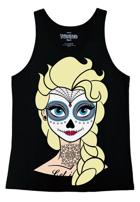 Twisted Apparel Elsa Day Of The Dead Vest