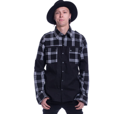 Heartless Austin Shirt | Grey Check