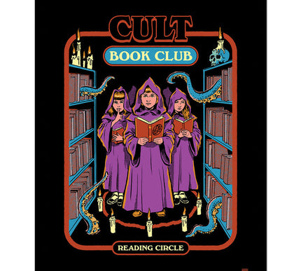 Steven Rhodes Cult Book Club Framed Print