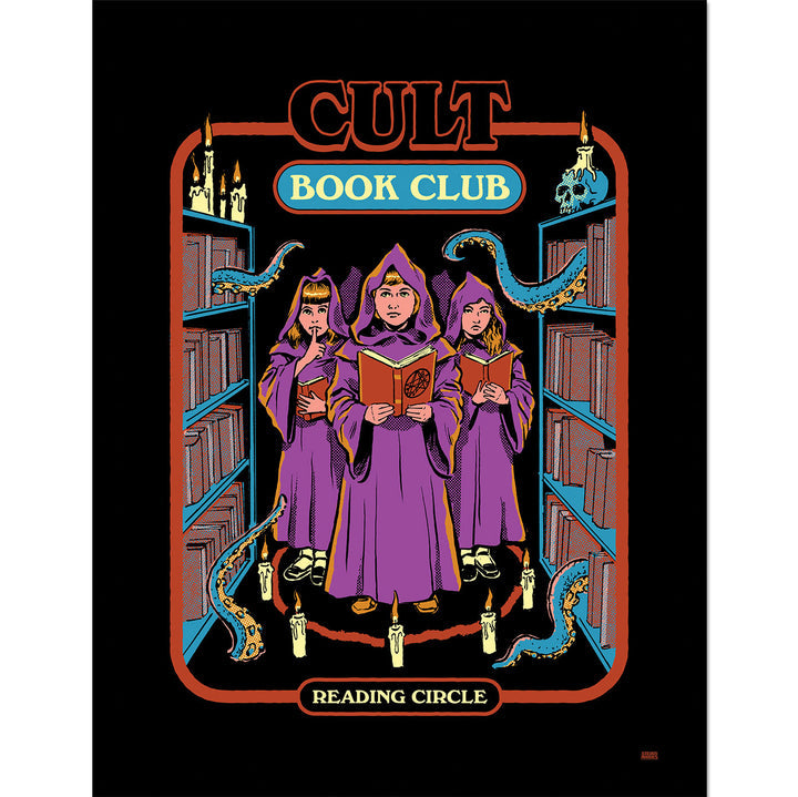 Steven Rhodes Cult Book Club Framed Print