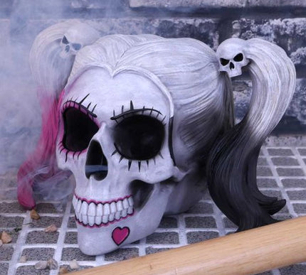 Little Monster Pigtailed Troublemaker Skull 20.6cm