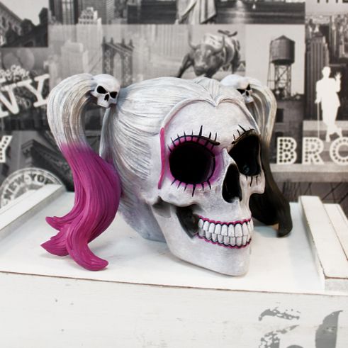Little Monster Pigtailed Troublemaker Skull 20.6cm