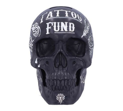 Traditional, Tribal Tattoo Fund Skull | Black