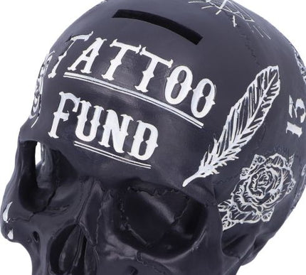 Traditional, Tribal Tattoo Fund Skull | Black
