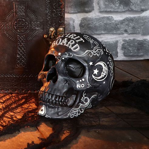 Spirit Board Ouija Skull Ornament 20cm
