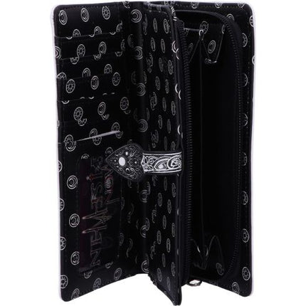 White Spirit Board Embossed Purse | White